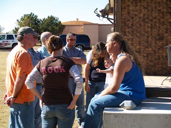 group of people after adding another Mike